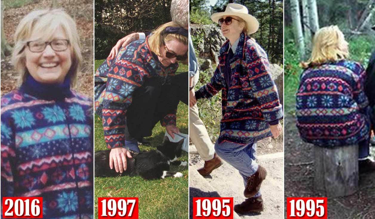 Phát hiện Hillary mặc một chiếc áo suốt 21 năm