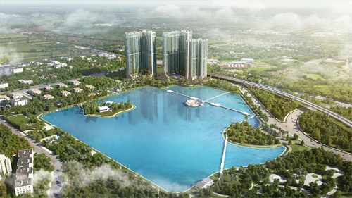 Vị trí tuyệt đẹp của siêu phẩm bất động sản ven hồ