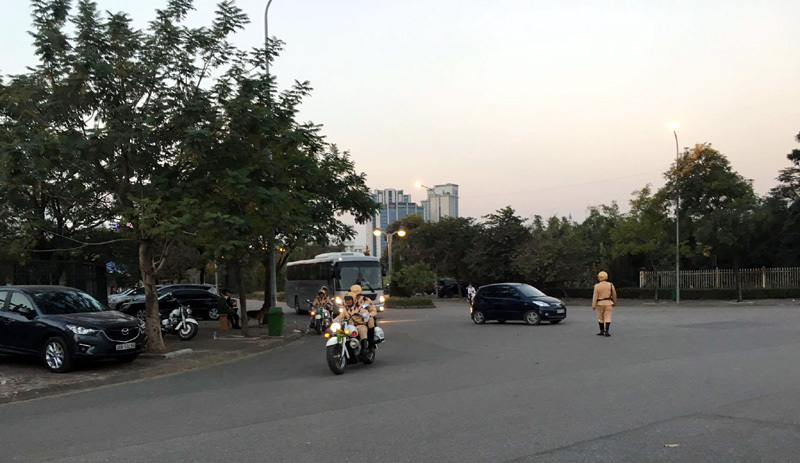 đội tuyển đến sân