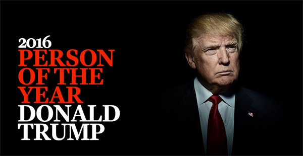 Time chọn Trump là 'Nhân vật của Năm'