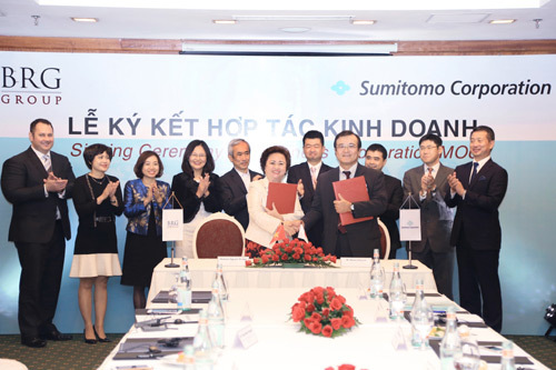 BRG và Sumitomo ký kết hợp tác kinh doanh BĐS, bán lẻ