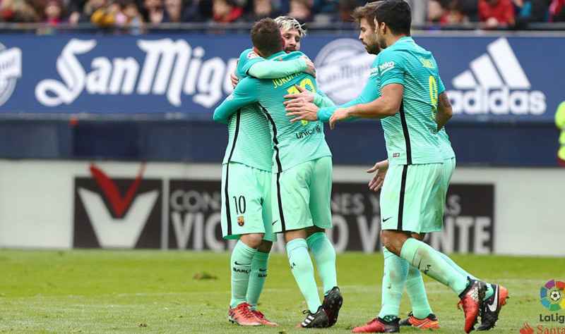 Messi chói sáng, Barca vùi dập Osasuna