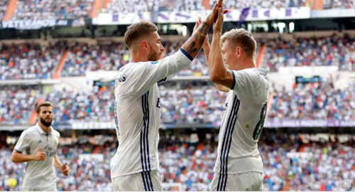 Video bàn thắng Real Madrid 3-2 Deportivo