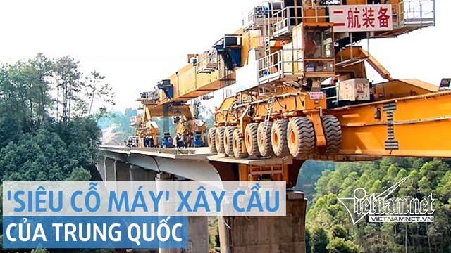 Cận cảnh công nghệ xây cầu thần tốc