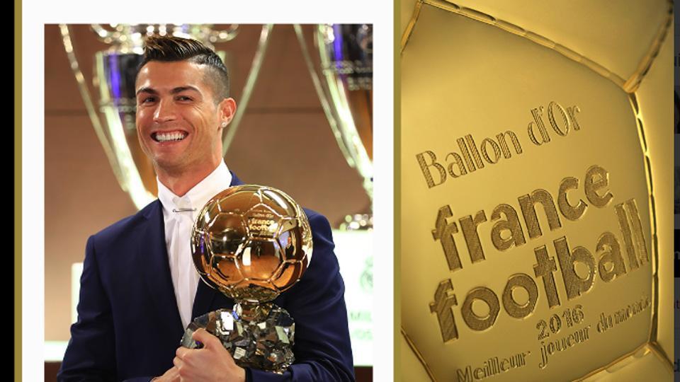 Ronaldo bảnh bao nhận Quả bóng Vàng