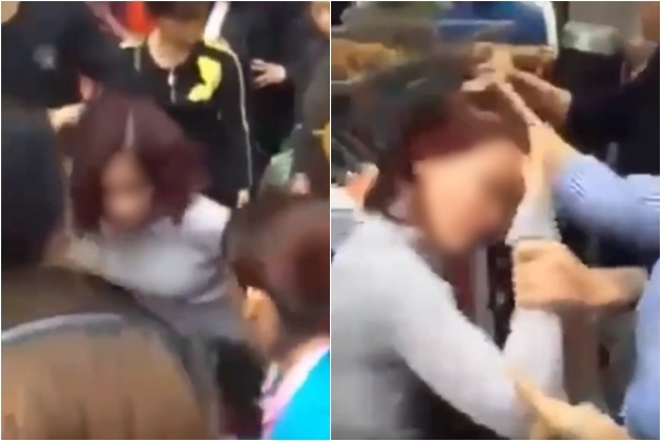 Hà Nội: Cô gái trẻ bị đánh nhừ tử giữa đường