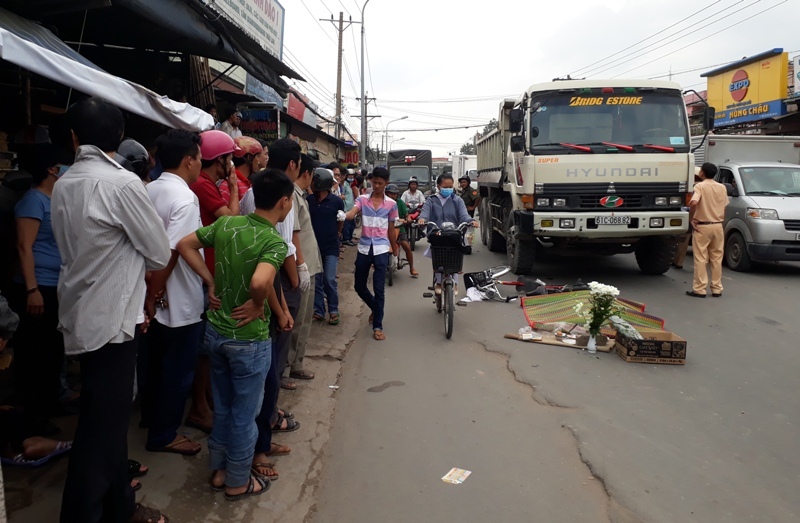 Nữ sinh bị “hung thần” xe ben cán tử vong khi đi thi