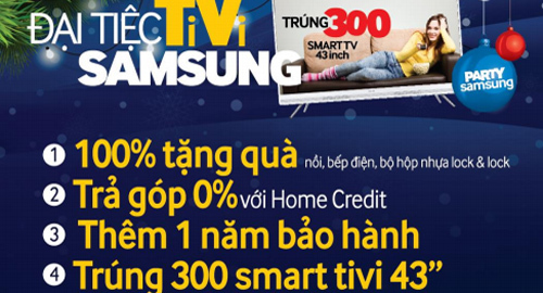 Cuối năm, hàng điện máy khuyến mãi khủng