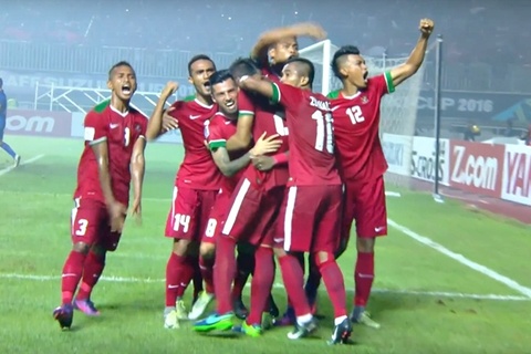 Video bàn thắng Indonesia 2-1 Thái Lan