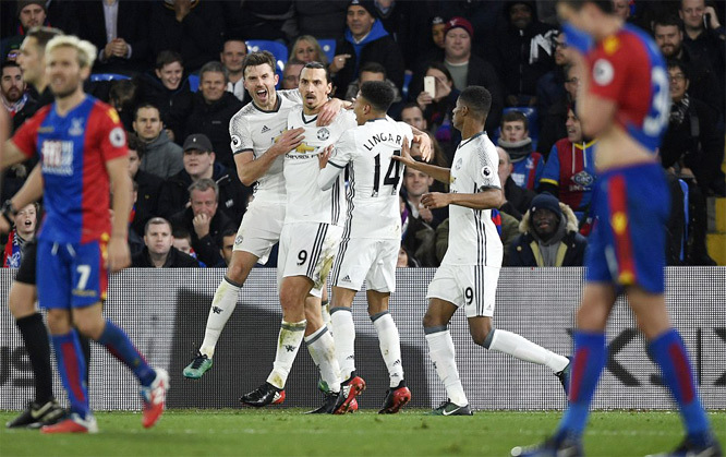 Video bàn thắng Crystal Palace 1-2 MU