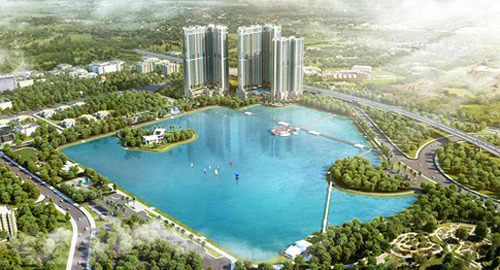 Sống xanh bên hồ điều hòa rộng nhất Hà Nội