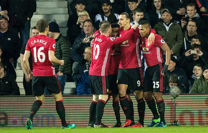 Video bàn thắng West Brom 0-2 MU