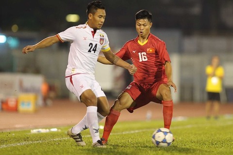 Video bàn thắng U21 Việt Nam 1-1 U21 Myanmar