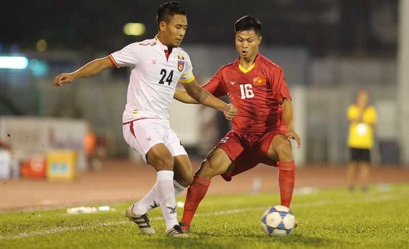 Video bàn thắng U21 Việt Nam 1-1 U21 Myanmar