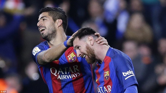 Suarez và Messi lên đồng, Barca thắng hủy diệt