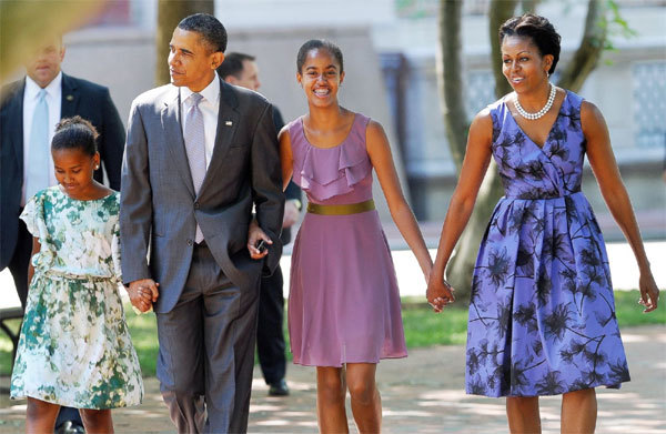 Con gái Obama lớn bổng sau 8 năm ở Nhà Trắng