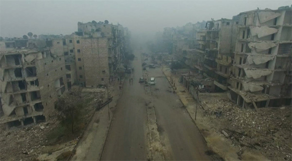 Sự tàn phá đớn đau ở 'vùng đất chết' Syria