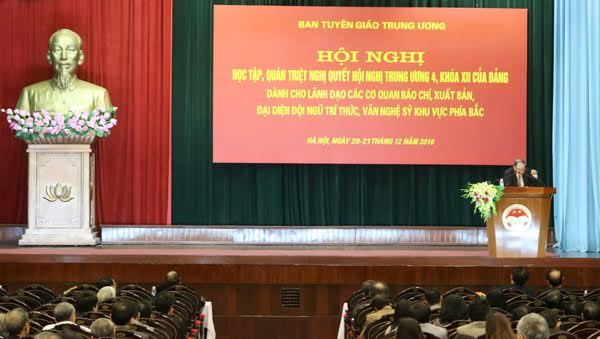 800 lãnh đạo cơ quan báo chí học tập, quán triệt Nghị quyết TƯ 4