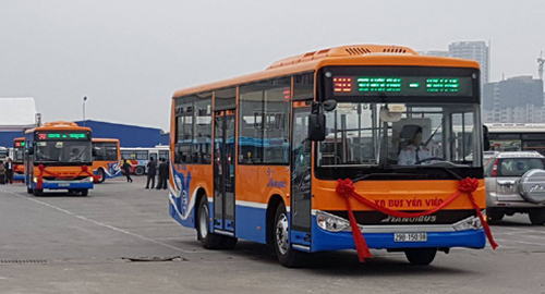 Thêm tuyến buýt chất lượng cao lên sân bay Nội Bài