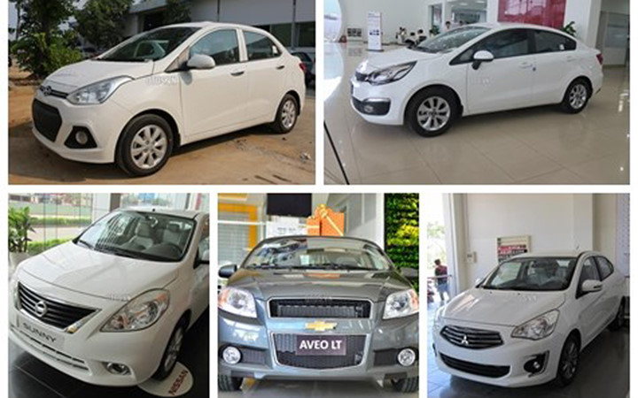 Những mẫu sedan rẻ nhất tại Việt Nam hiện nay