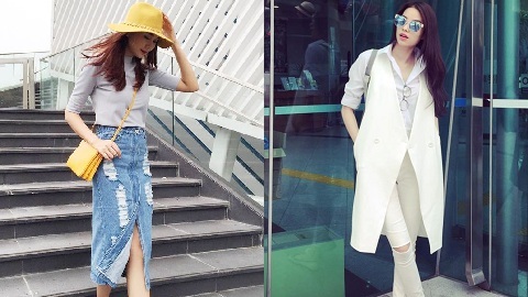 Thanh Hằng, Phạm Hương sang chảnh xuống phố ngày đông