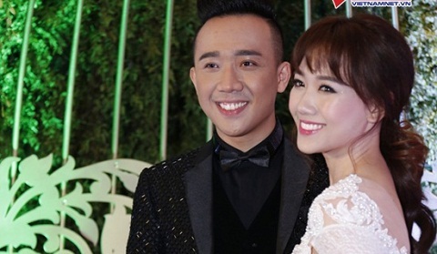 Không gian tiệc cưới xa hoa, lộng lẫy của Trấn Thành - Hari Won