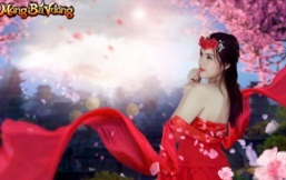 Huyền Chibi khoe vai trần hờ hững trong cosplay Điêu Thuyền của Mộng Bá Vương 3D