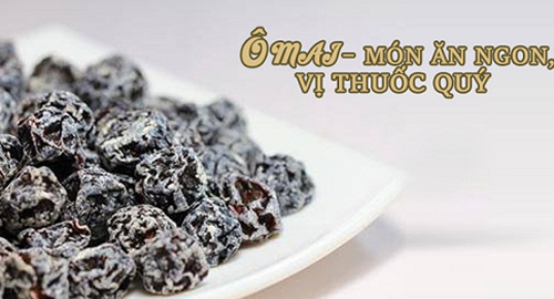 Ô mai - Vị thuốc dân gian trừ ho, dưỡng họng