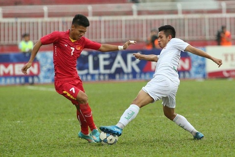 U21 HAGL 0-0 U21 Việt Nam phút 14
