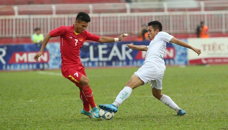 U21 HAGL 0-0 U21 Việt Nam phút 14