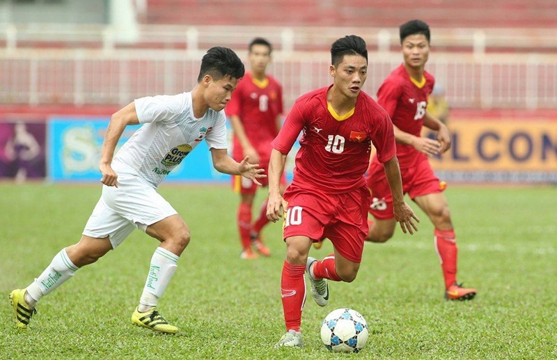 U21 HAGL 0-0 U21 Việt Nam phút 4