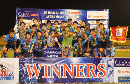 Hạ U21 Thái Lan, U21 Yokohama lên ngôi vô địch