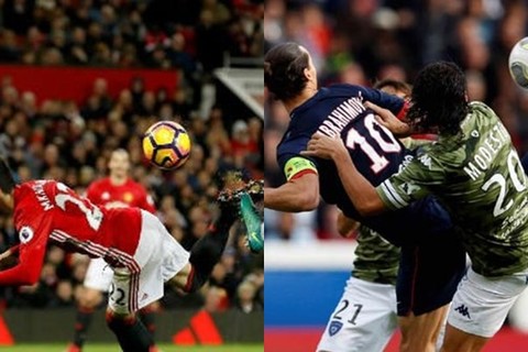 Top 10 siêu phẩm kiểu bọ cạp: Mkhitaryan so tài Ibrahimovic