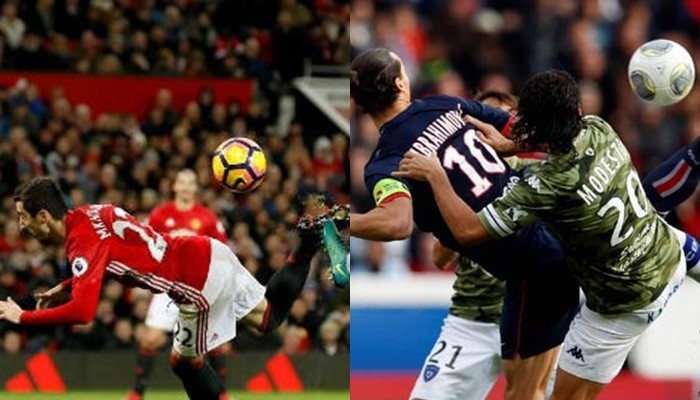 10 siêu phẩm kiểu bọ cạp trong lịch sử: Mkhitaryan đọ tài Ibrahimovic