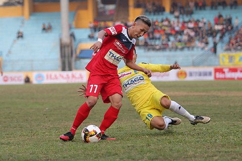 Hà Nội FC vs Than Quảng Ninh phút thứ 58
