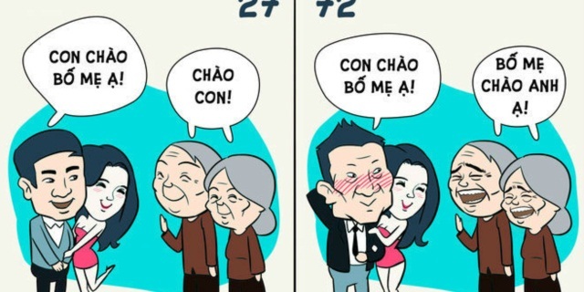Tranh biếm họa về mối tình Ngọc Trinh và tỉ phú Hoàng Kiều khiến người xem cười lăn lộn