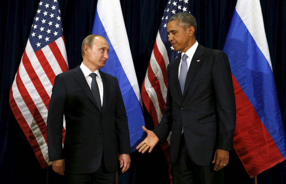 Bộ ảnh lột tả thăng trầm quan hệ Putin, Obama