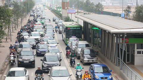 Hà Nội khai trương tuyến buýt nhanh đầu tiên