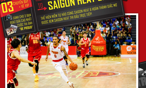 Cơ hội xem bóng rổ đỉnh cao cùng Saigon Heat