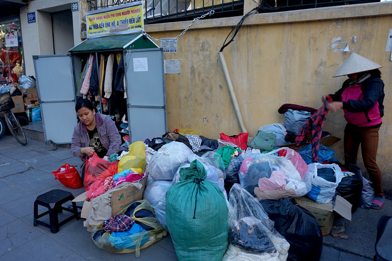 Quần áo tự chọn 0 đồng ấm mùa đông Hà Nội