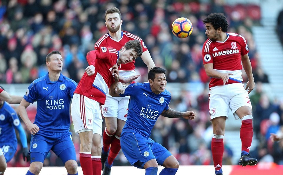 ĐKVĐ Leicester hòa hú vía trận đầu năm 2017