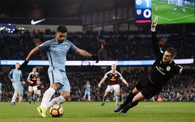 Video bàn thắng Man City 2-1 Burnley