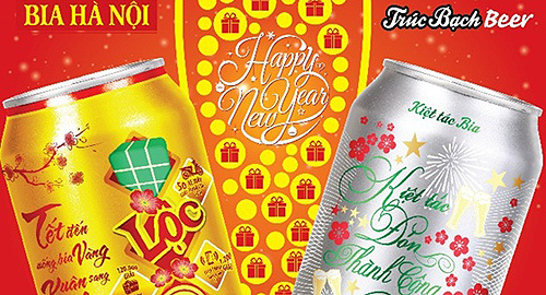 Bia Hà Nội tặng quà đón năm mới 2017