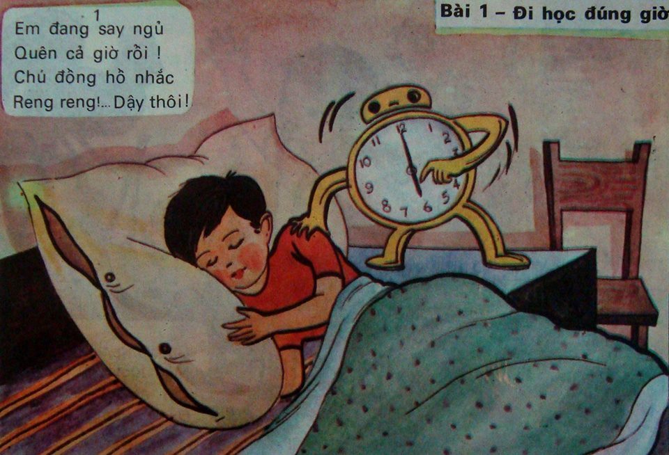 Xúc động với những hình ảnh cũ trong cuốn sách đạo đức lớp 1 của thế hệ 8x, đầu 9x