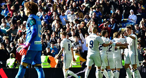 Video bàn thắng Real Madrid 5-0 Granada