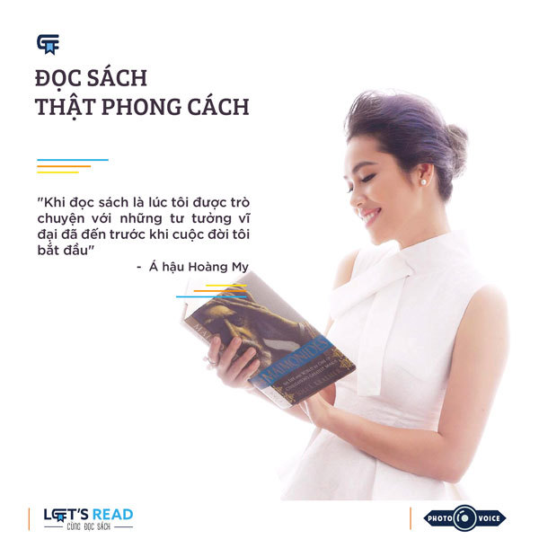 Đọc sách thật phong cách với GS Ngô Bảo Châu, Hoa hậu Ngô Phương Lan