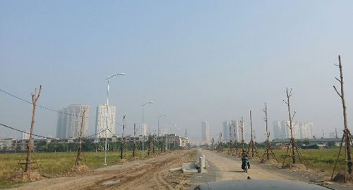 Đất nền Tây Hà Nội tiếp tục bùng nổ năm 2017