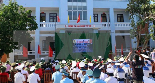 Bệnh xá trên đảo Song Tử Tây