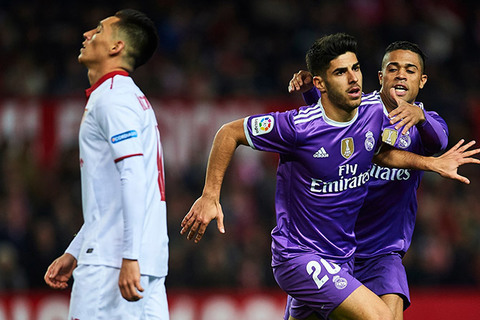 Video bàn thắng Sevilla 3-3 Real Madrid