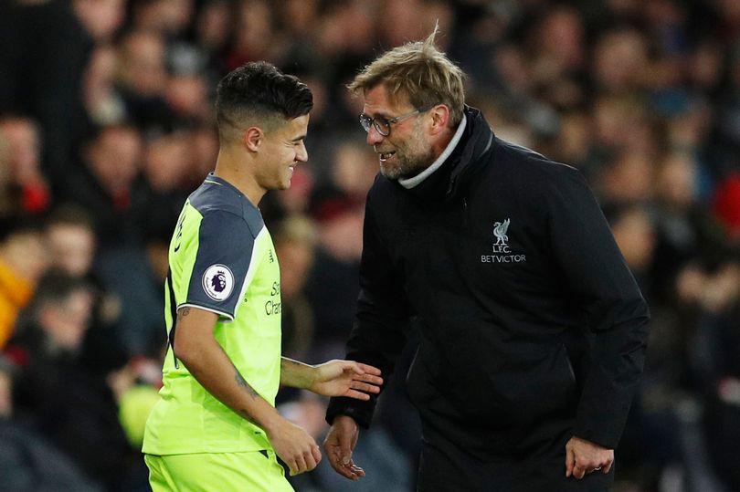Klopp dùng Coutinho đánh sập